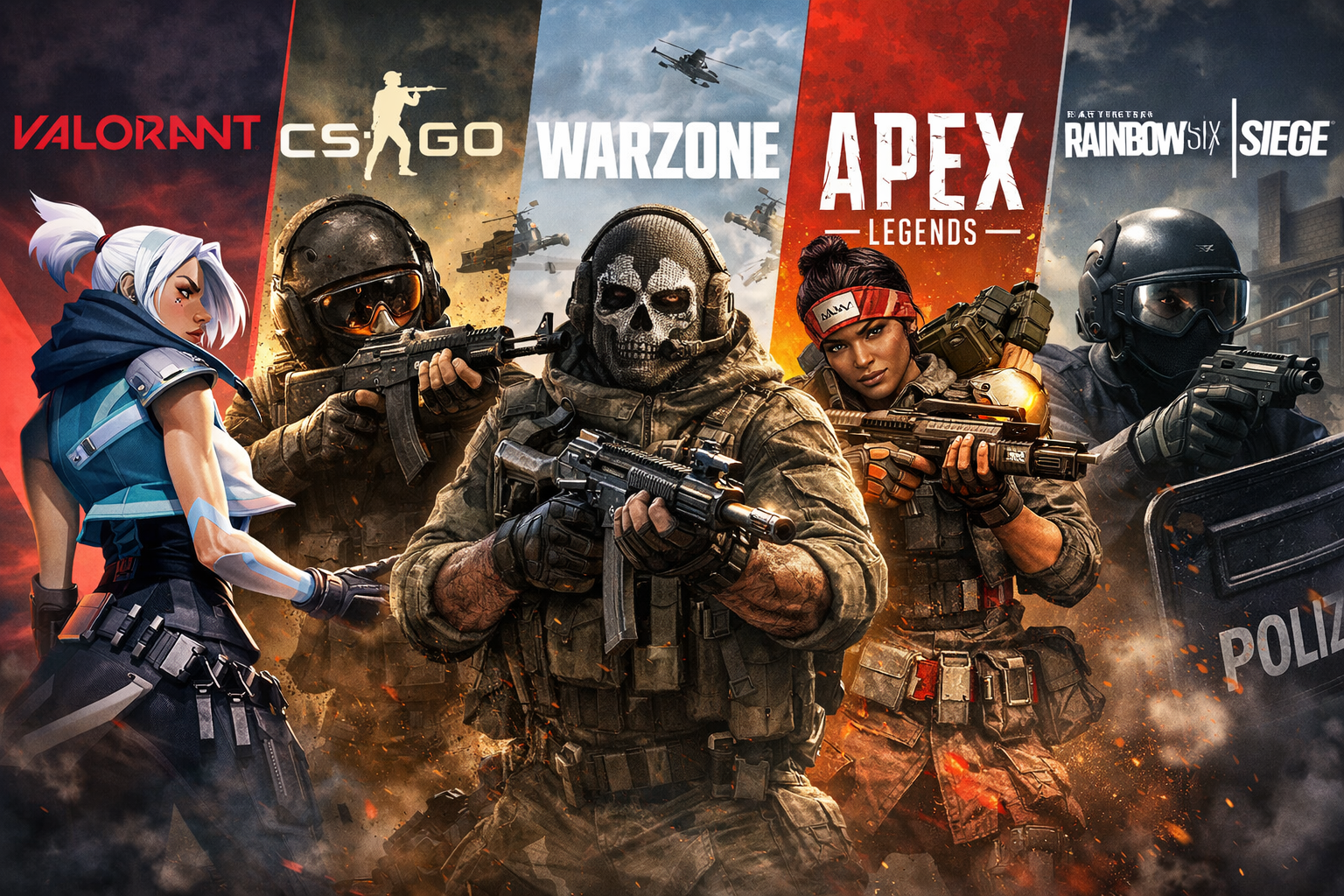 Top 10 Giochi FPS Competitivi Più Giocati nel 2026 | FPSReporter